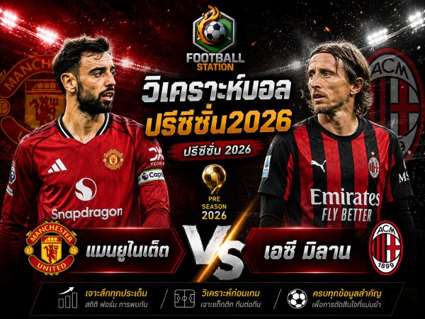 บทวิเคราะห์บอล แมนยูไนเต็ด vs เอซี มิลาน